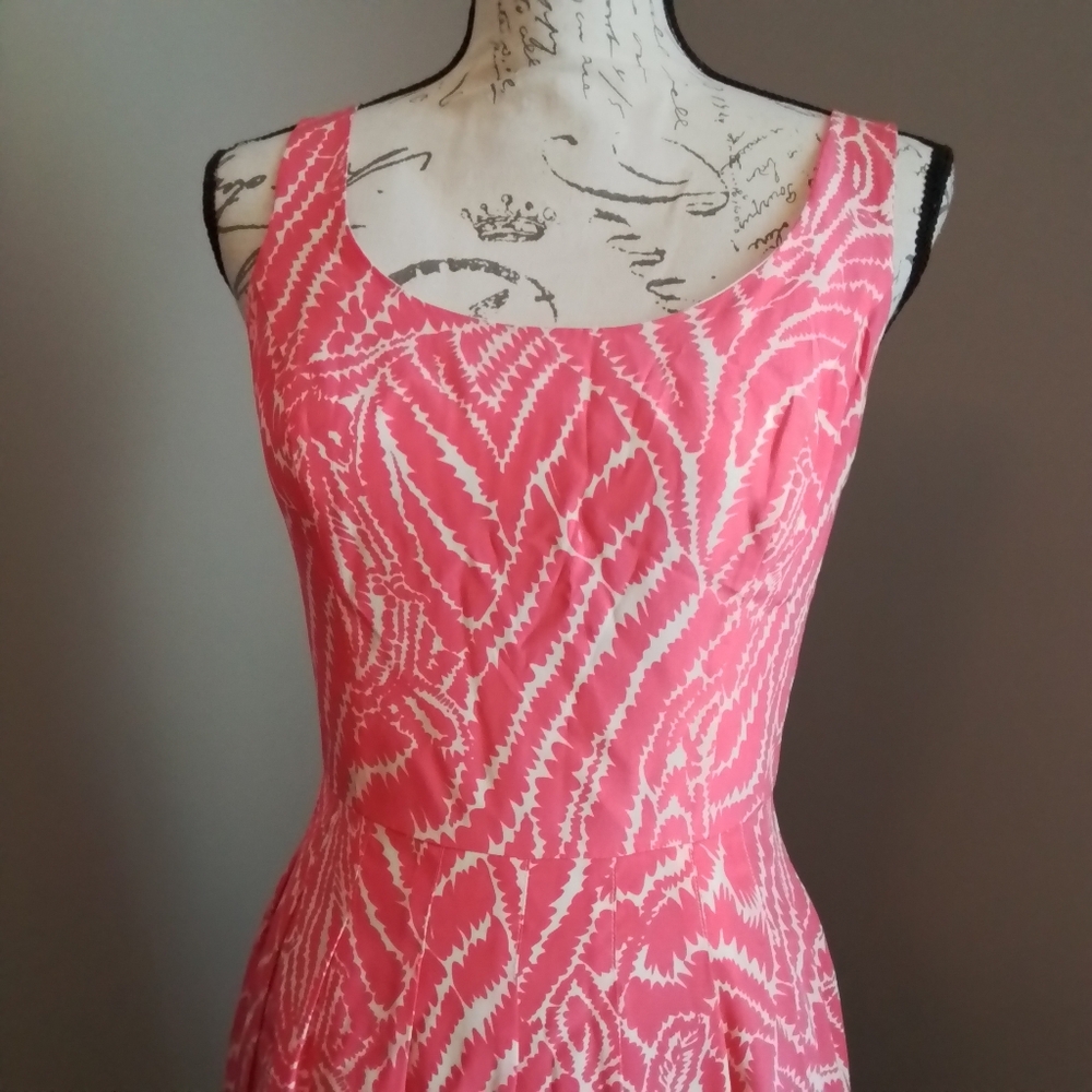 Lilly Pulitzer Posey Show Your Stripes Splash Pink Silk Dress - 2 - Picture 6 of 16